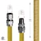 Flextron Gas Line Hose 5/8'' O.D.x30'' Len 1/2" FIPxMIP Fittings Yellow Coated Stainless Steel Flexible FTGC-YC12-30C - alternate 3